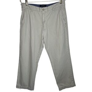 Banana Republic Men’s Dawson Tan Straight Leg Chinos Khakis Pants Size W 34 L 28